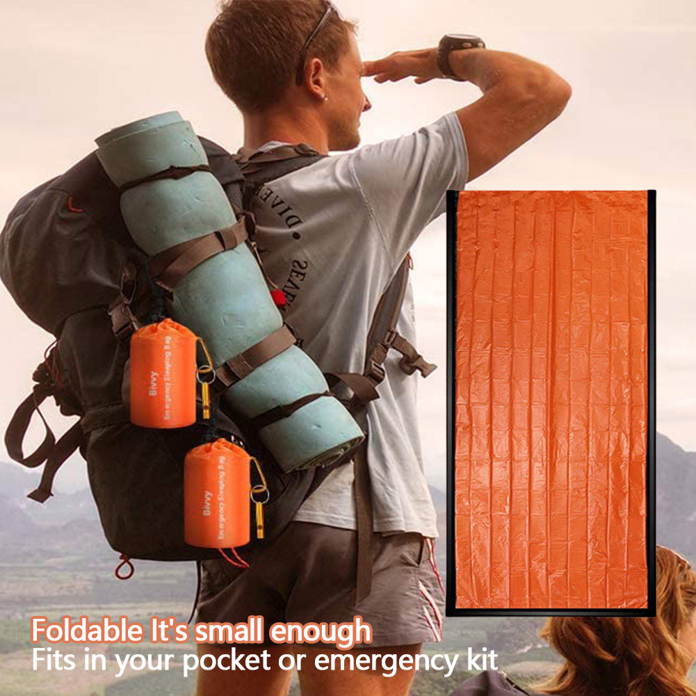 Bivy Bag Emergency - Cobertor de Emergência Impermeável, Saco de