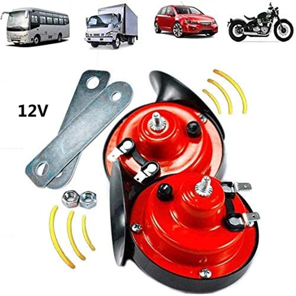 Emergency Whistle Loud - 12V Super Alto Carro 300DB Dual