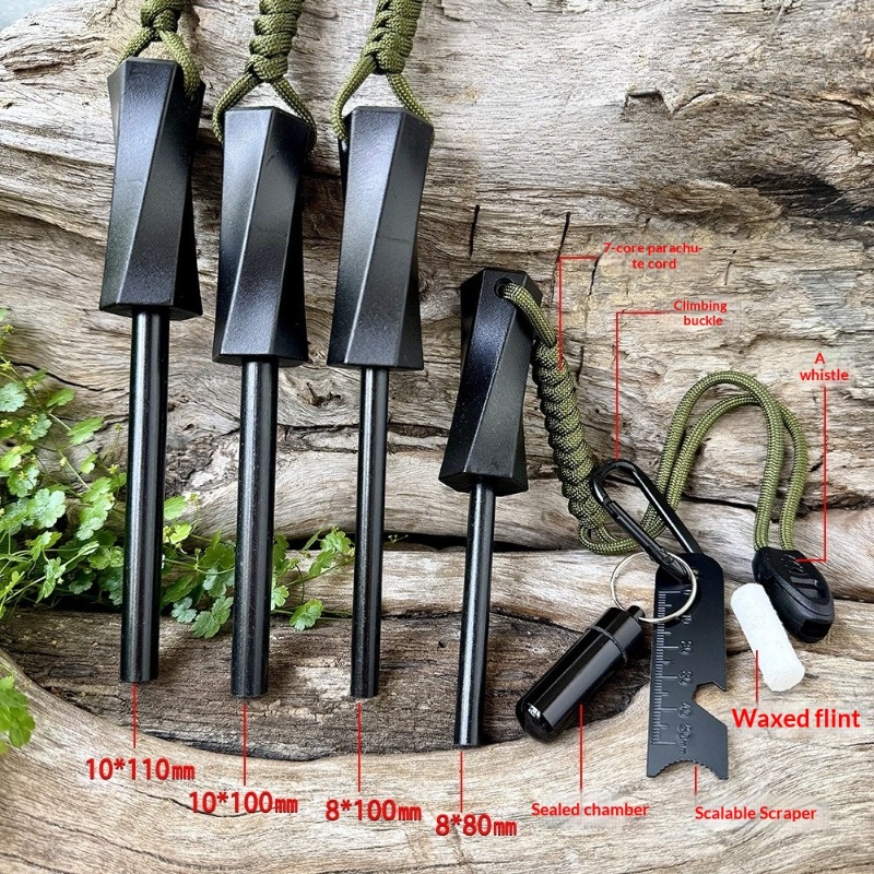 Magnesium Fire Starter - Acendedor de Fogo de Sobrevivência Bear