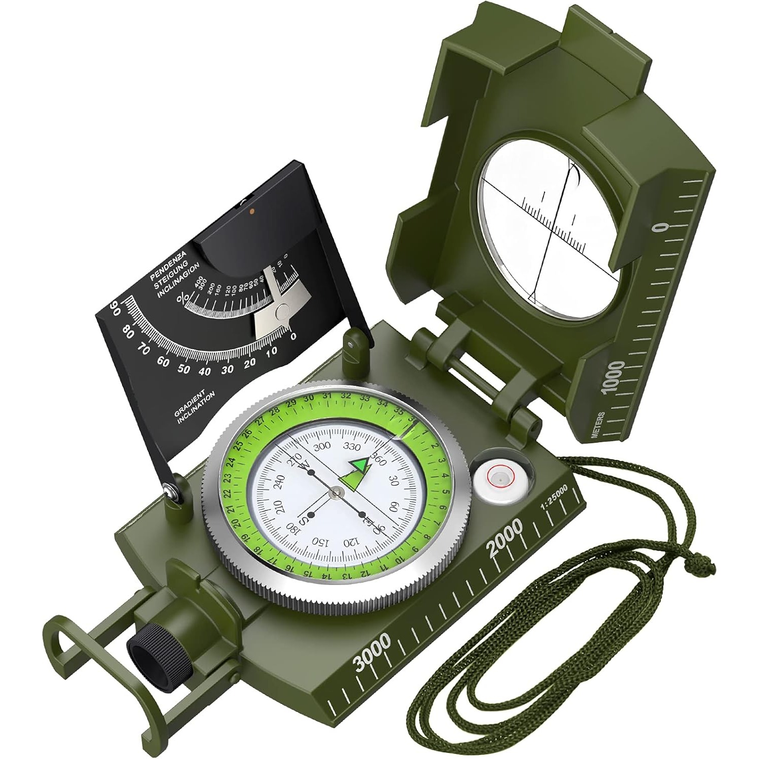 Compass Lensatic - Bússola Proster IP65 - Visão Lensática,