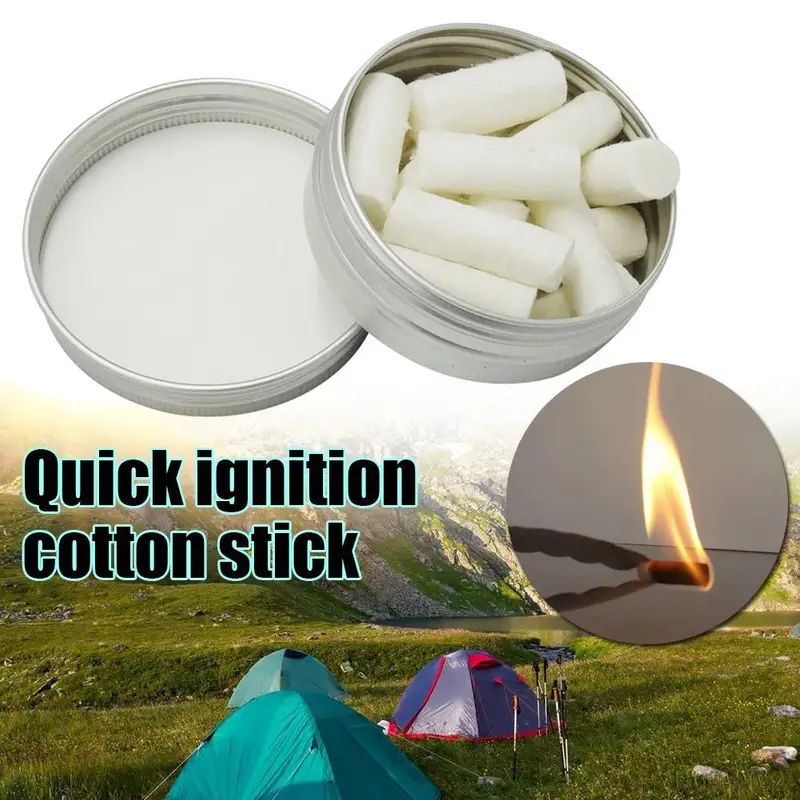 Fire Starting Kit - Kit de Ferramentas para Acampamento ao
