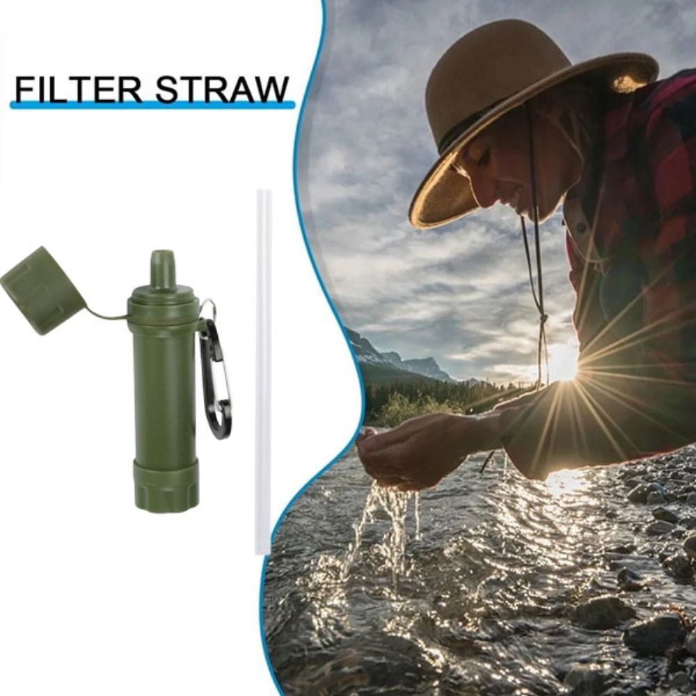 Water Purification Straw - Mini Filtro Purificador de Água Portátil