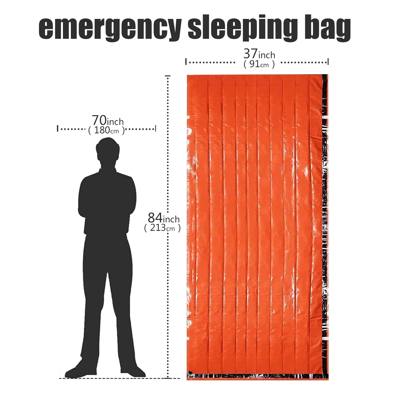 1-5 pacotes de sacos de dormir - Bivy Bag Emergency avaliação e preço