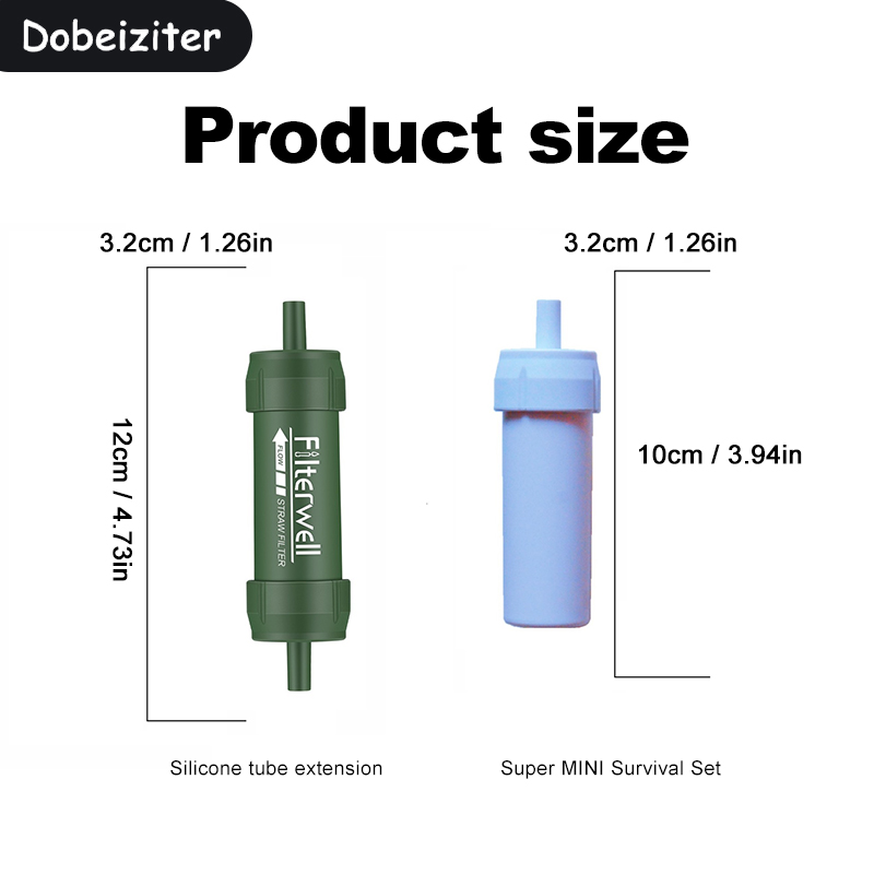 Mini filtro de água palha port - Water Purification Straw avaliação e preço