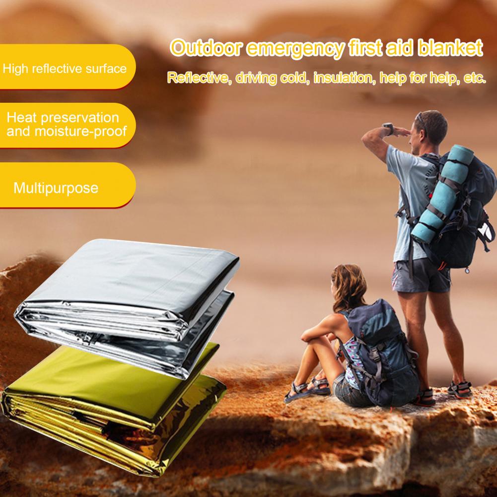 Cobertor térmico de emergência - Survival Blanket Reflective avaliação e preço