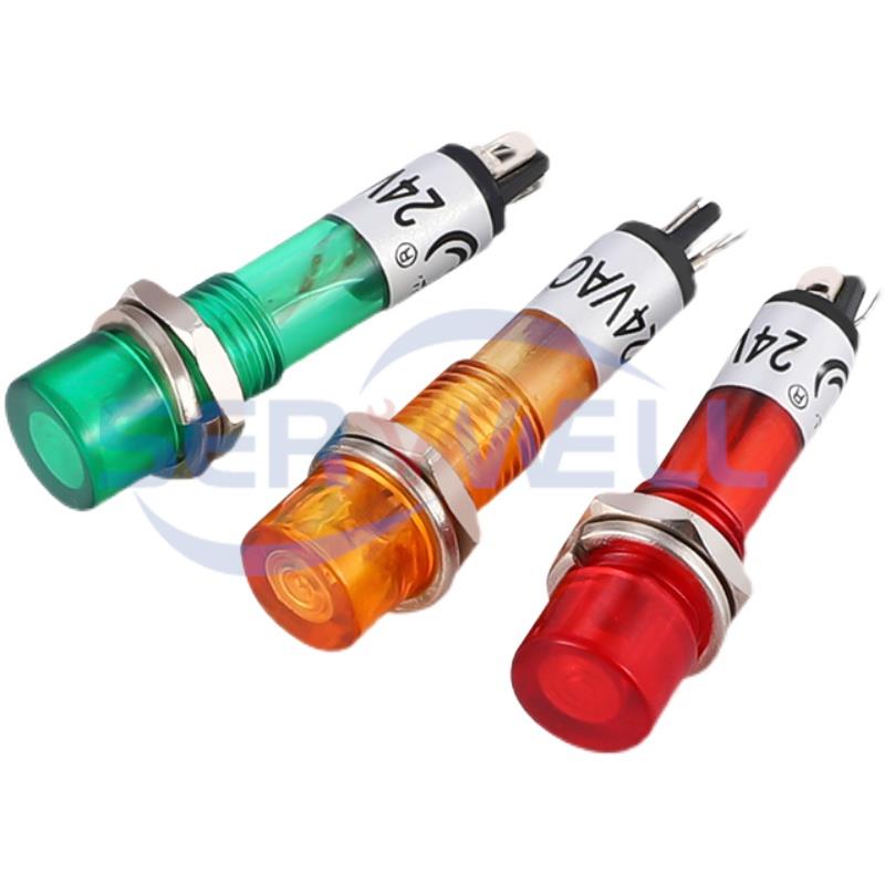 10pcs Painel 7mm Montagem Verm - Signal Panel Orange avaliação e preço