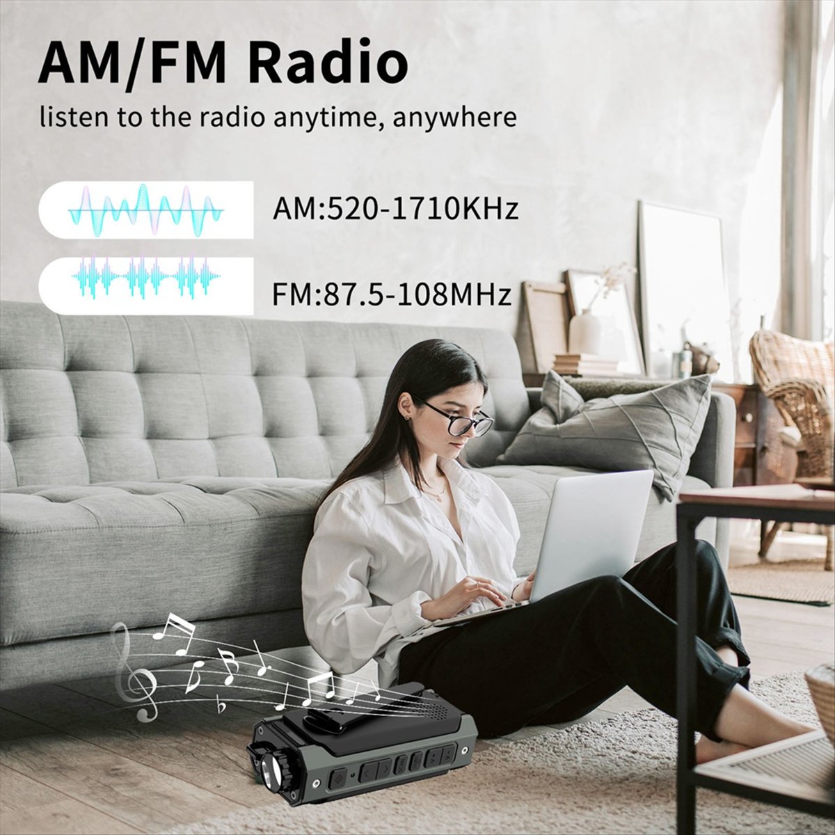 Rádio Solar Portátil A26Z, Rád - Solar Emergency Charger avaliação e preço