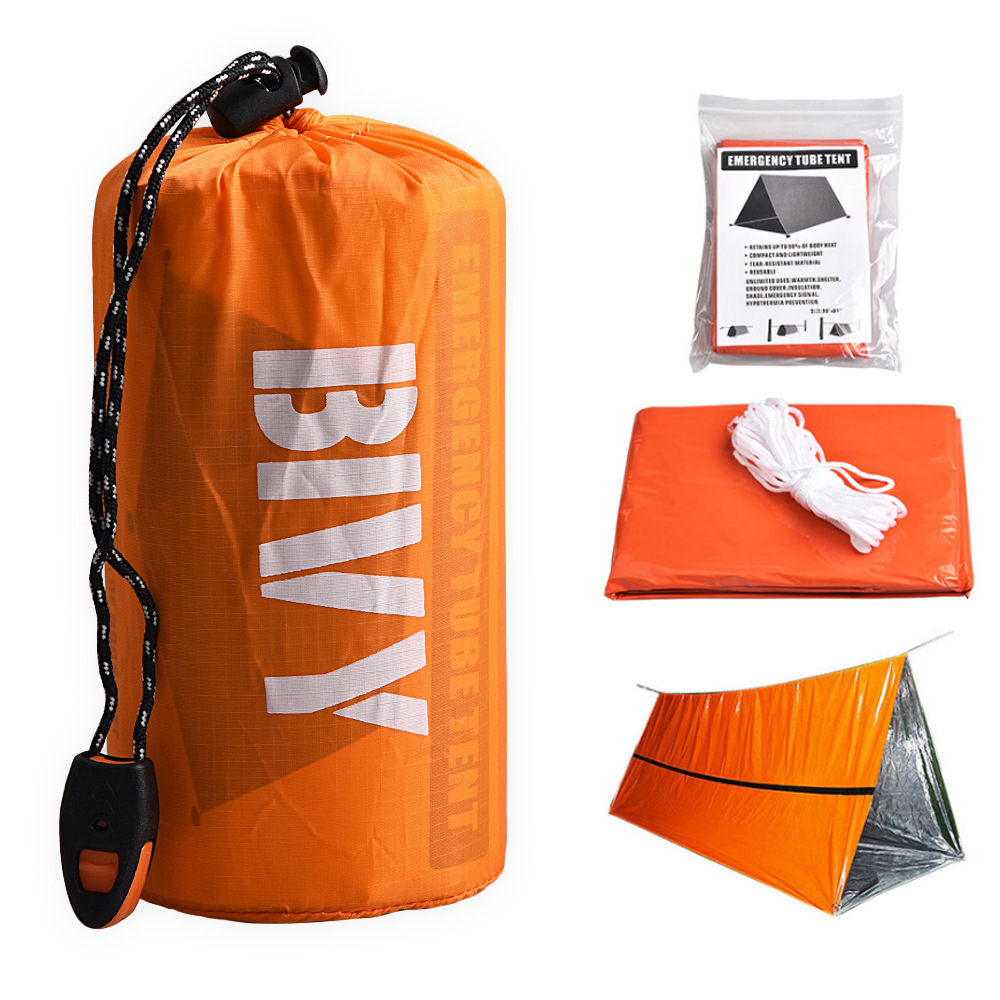 Kit de barraca de sobrevivênci - Emergency Mylar Tent avaliação e preço