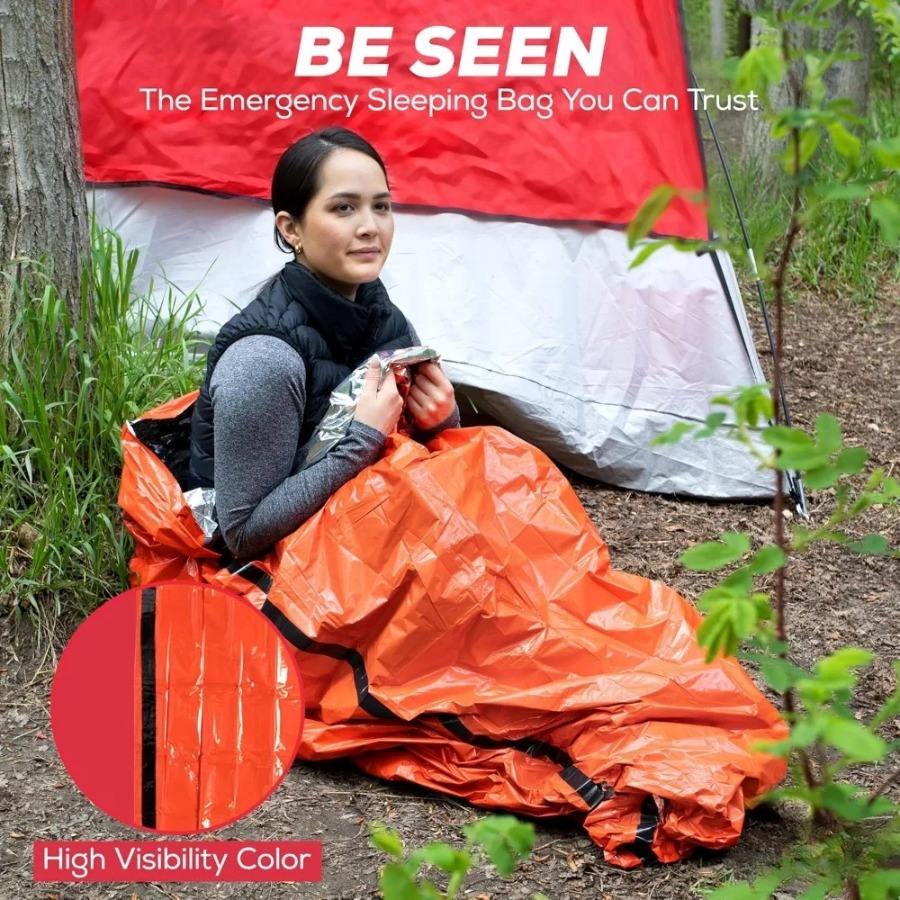 Saco de dormir de emergência a - Emergency Mylar Tent avaliação e preço