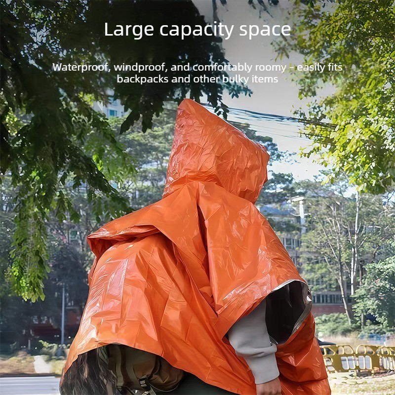 Poncho de Emergência para Chuv - Emergency Poncho Rain avaliação e preço